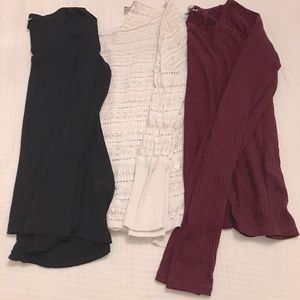 Lot of 3 Lucky Brand shirts. Size S